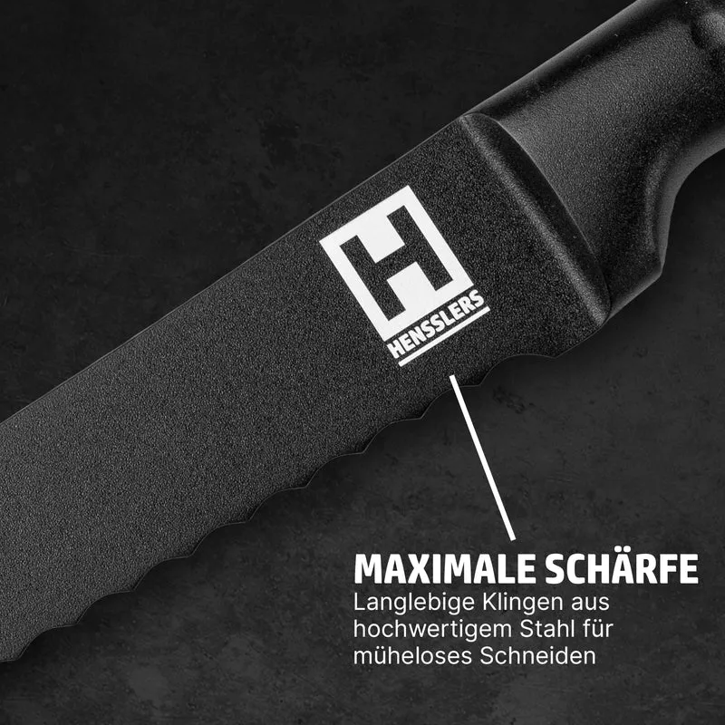 HENSSLERS Black Blade - Brotmesser