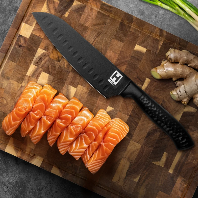 HENSSLERS Black Blade - Santokumesser