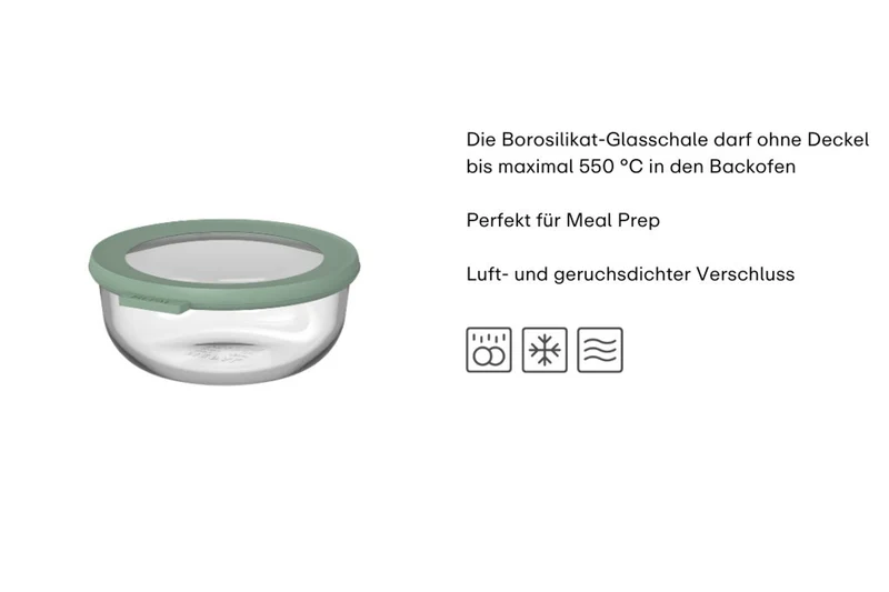 Mepal Cirqula Glas-Frischhaltedose
