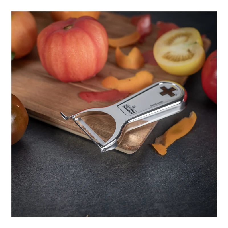 Kuhn Rikon Swiss Metallic Sparschäler Piranha Kreuz