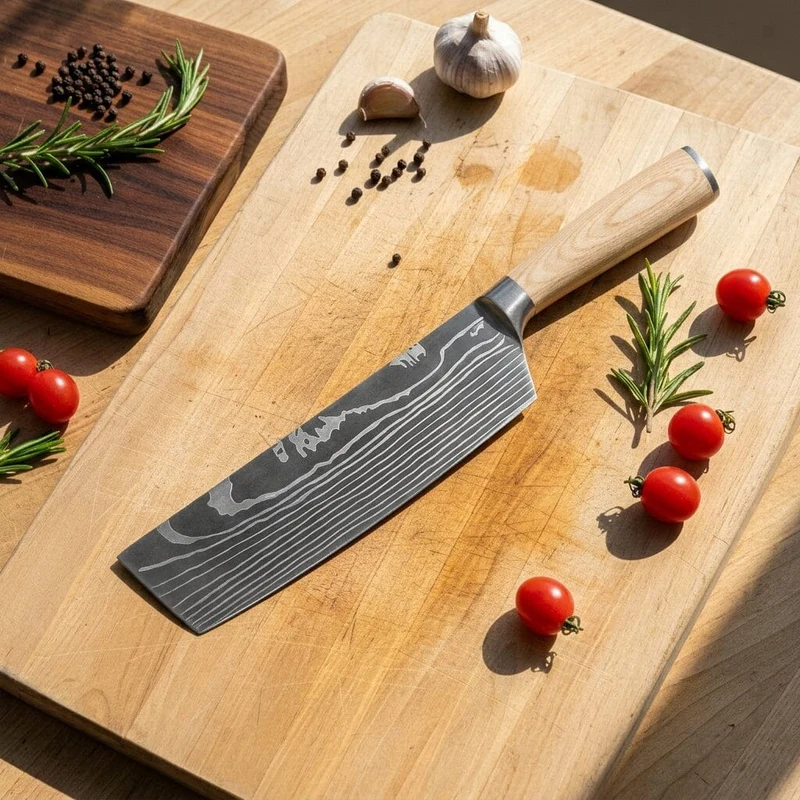 Shinrai Knives - 6-teiliges Messerset mit Akari-Damastmuster