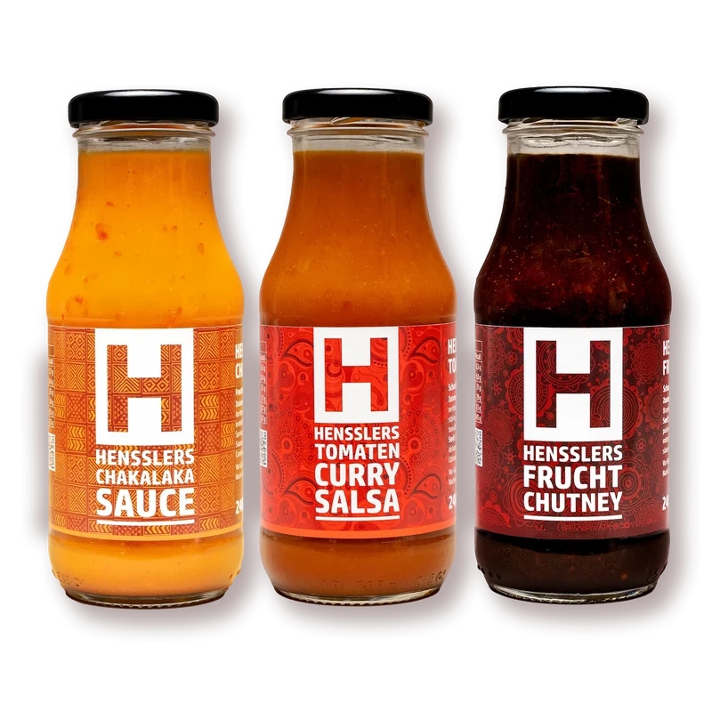 HENSSLERS Fruchtiges Saucen-Trio