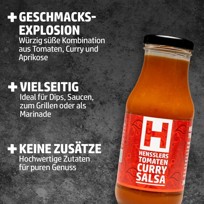 HENSSLERS Tomaten Curry Salsa