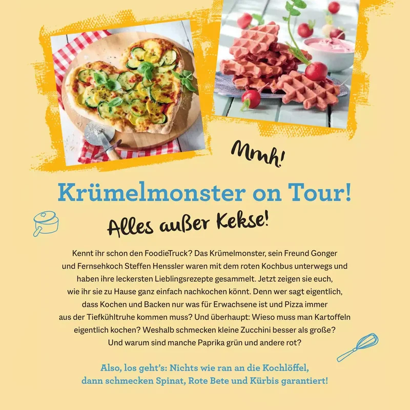 Krümelmonsters Foodie Truck mit Steffen Henssler: Das Kochbuch