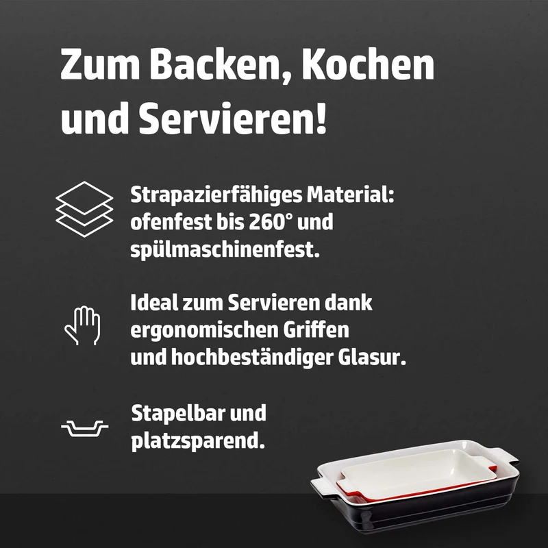 HENSSLERS Auflaufformen Set