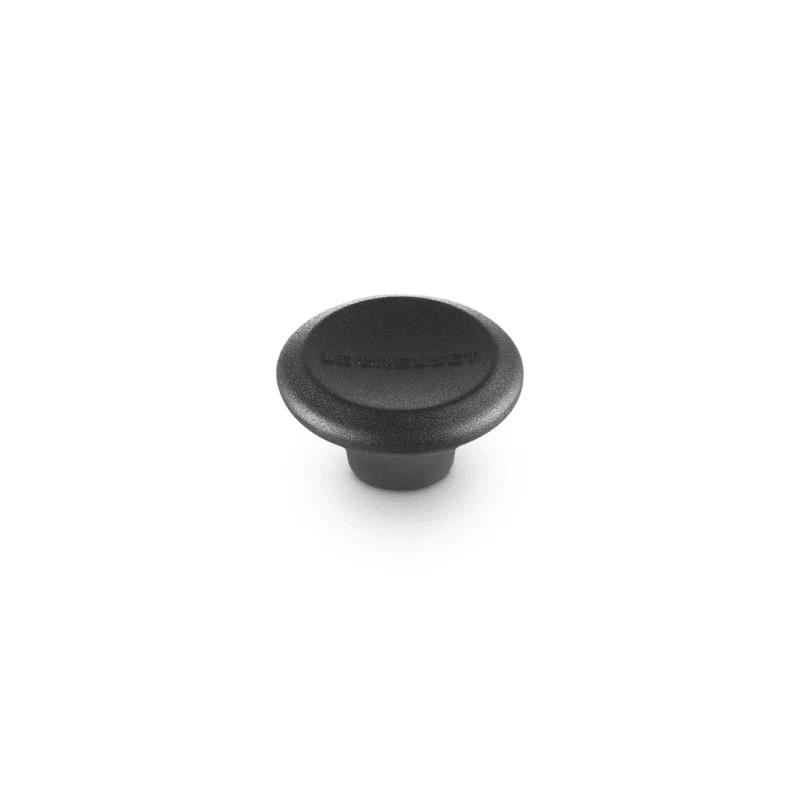 Le Creuset - Kunststoffknopf - Rund - Schwarz - 5 cm
