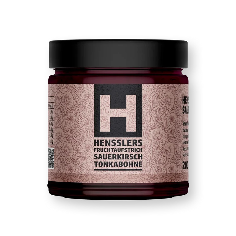 HENSSLERS Sauerkirsch-Tonkabohnen Konfitüre