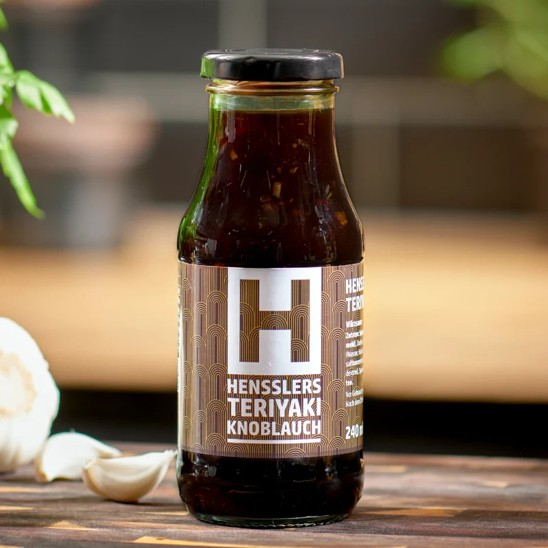 HENSSLERS Teriyaki Sauce Knoblauch