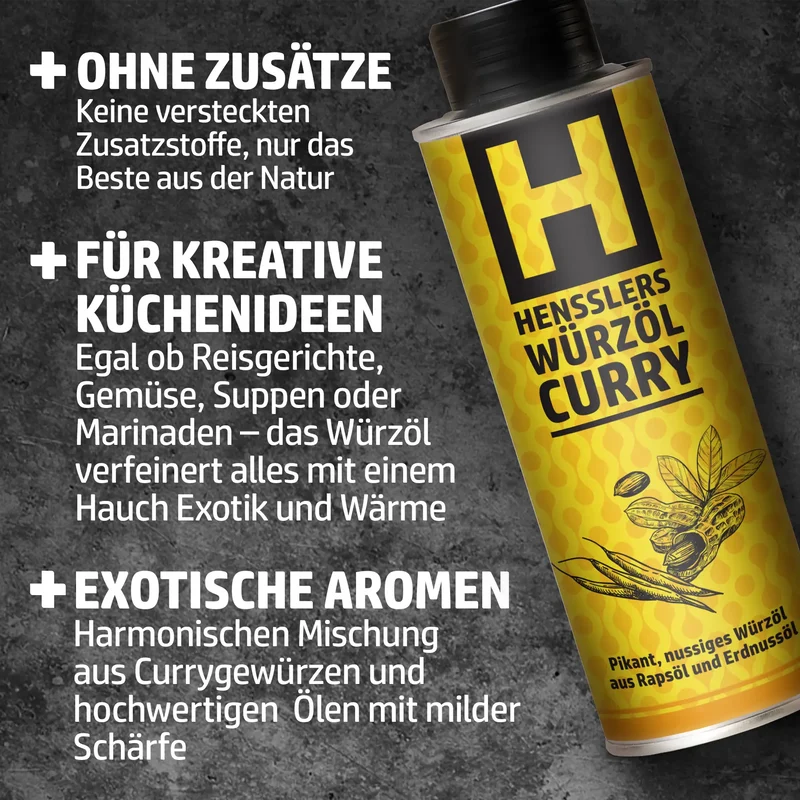 HENSSLERS Würzöl Curry