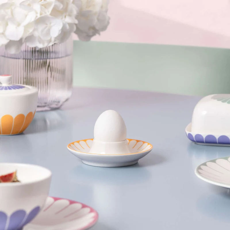 Villeroy & Boch Fleur Eierbecher - Premium Porzellan mehrfarbig