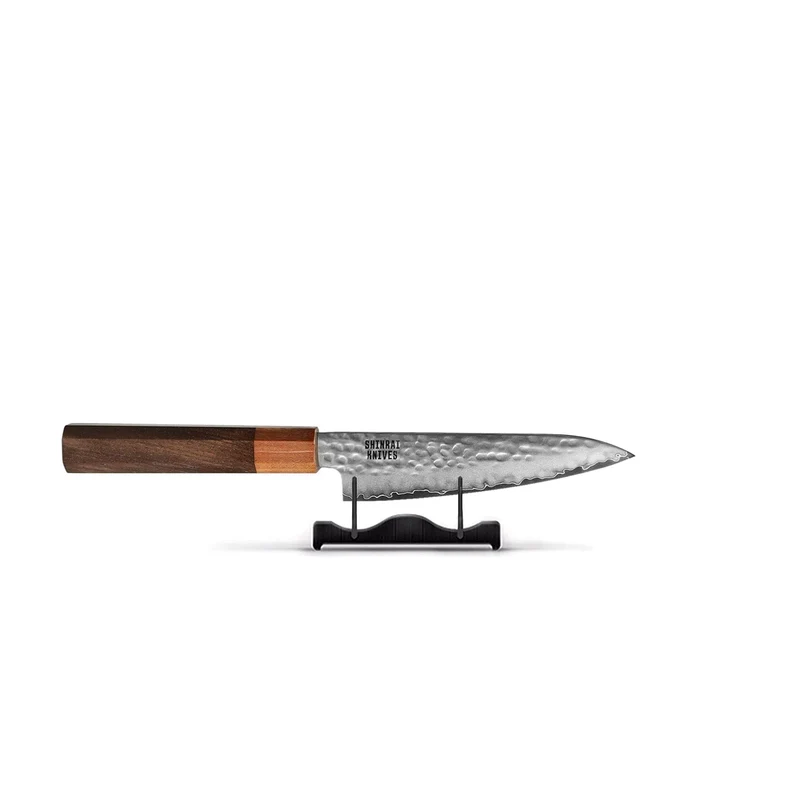 Shinrai Knives – Kigami Exclusive Damascus 5-teiliges Set – Kochmesser + Brotmesser + Nakiri + Büromesser + Schälmesser