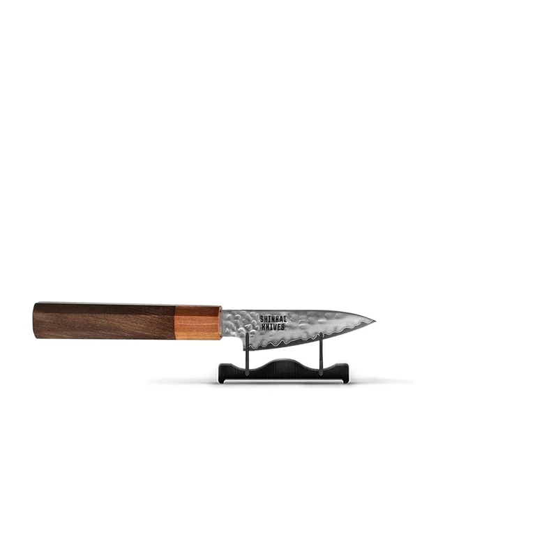 Shinrai Knives – Kigami Exclusive Damascus 4-teiliges Set – Kochmesser + Brotmesser + Nakiri + Schälmesser