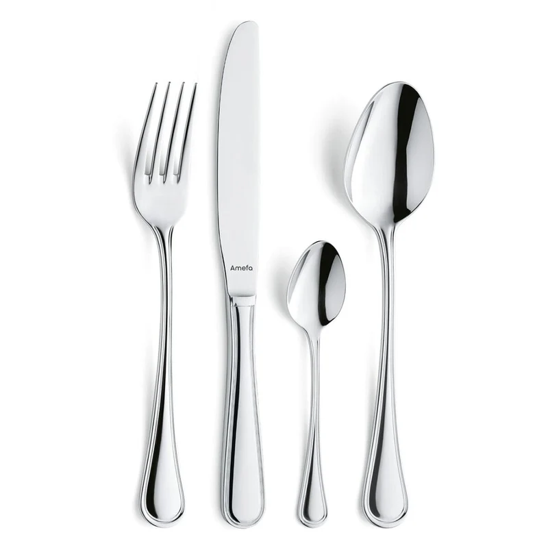 Amefa - Haydn 24-teiliges Besteckset 6 Personen Hochglanz - Silberfarben