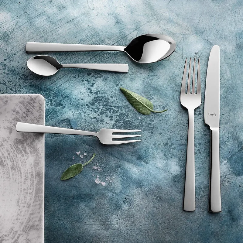 Amefa - Moderno 78-teiliges Besteckset 12 Personen Hochglanz - im Luxuskoffer
