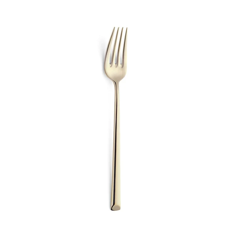 Amefa - Metropole 24-teiliges Besteckset 6 Personen PVD Hochglanz Champagner - in luxuriöser Kassette