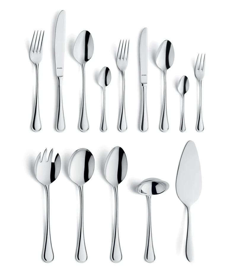 Amefa - Haydn 60-teiliges Besteckset 6 Personen Hochglanz - Silberfarben