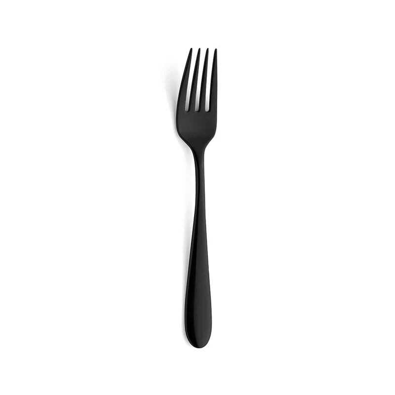 Amefa - Oxford 24-teiliges Besteckset 6 Personen PVD Hochglanz Schwarz - in luxuriöser Kassette