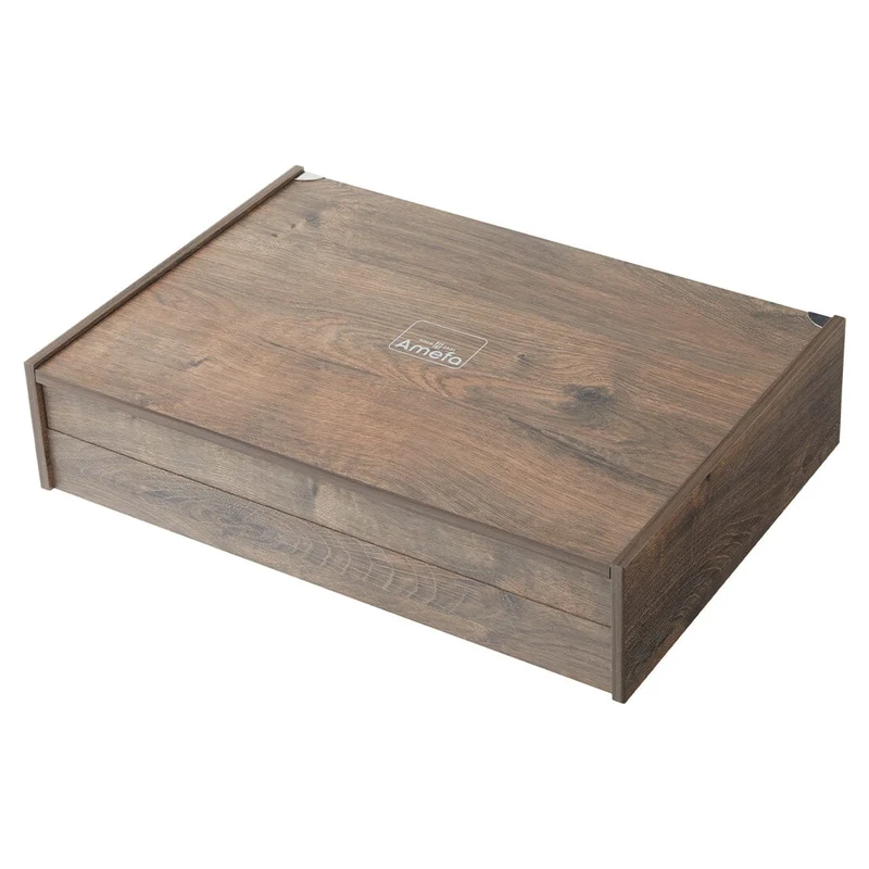 Amefa - Oxford 24-teiliges Besteckset 6 Personen PVD Hochglanz Kupfer - in Luxusbox