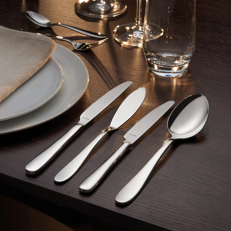 Amefa - Oxford 24-teiliges Besteckset 6 Personen Hochglanz - in luxuriöser Kassette