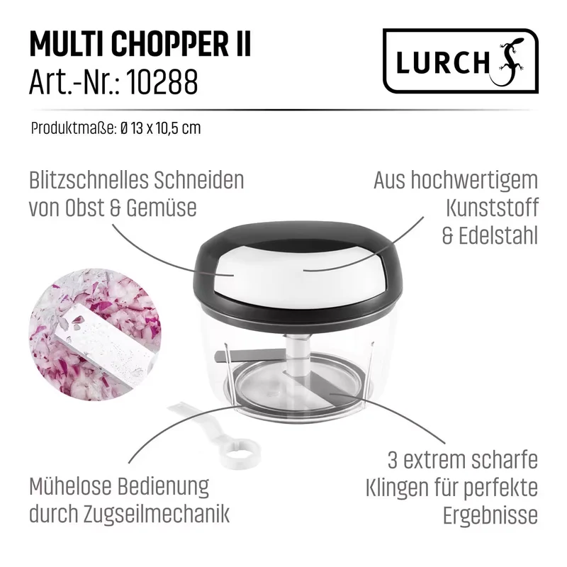 Lurch Multi Chopper mit Zugseil