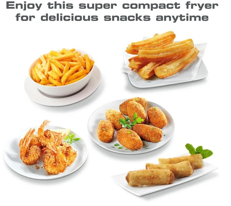 Tefal Kompakte Fritteuse Principio 1.2L Deep Fryer 1000W Cool-Touch