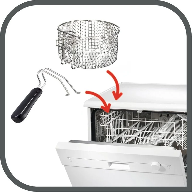 Tefal Kompakte Fritteuse Principio 1.2L Deep Fryer 1000W Cool-Touch