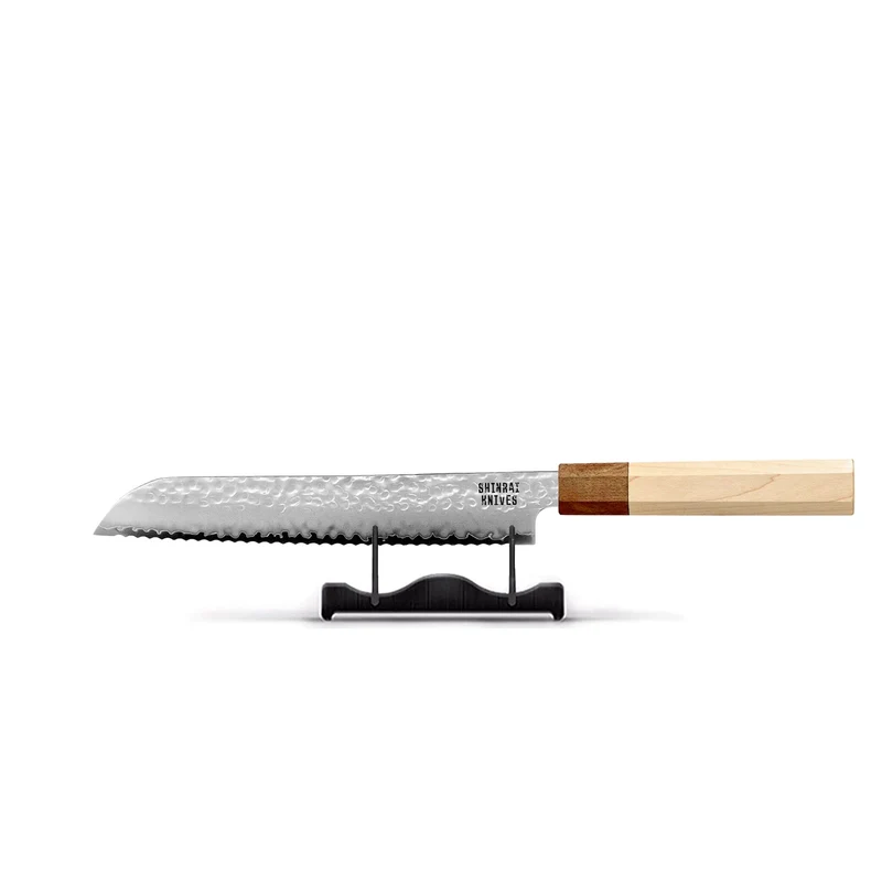 Shinrai Knives - Kirameki Damast-Brotmesser 20 cm