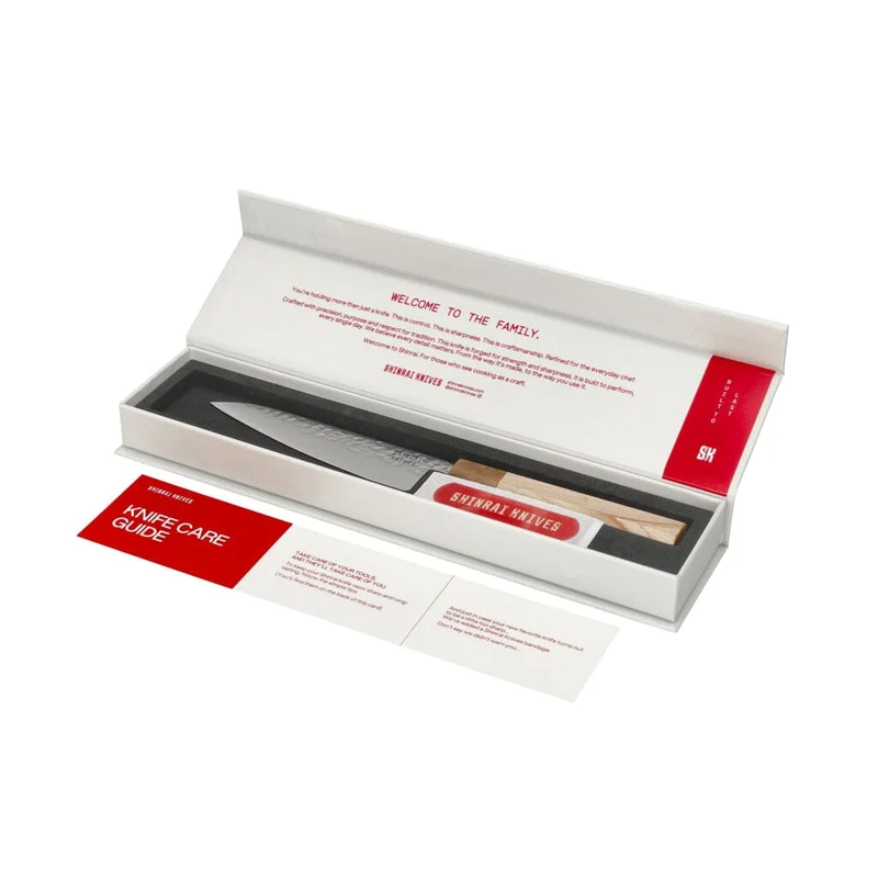 Shinrai Knives - Kirameki Damast 8-teiliges Messerset