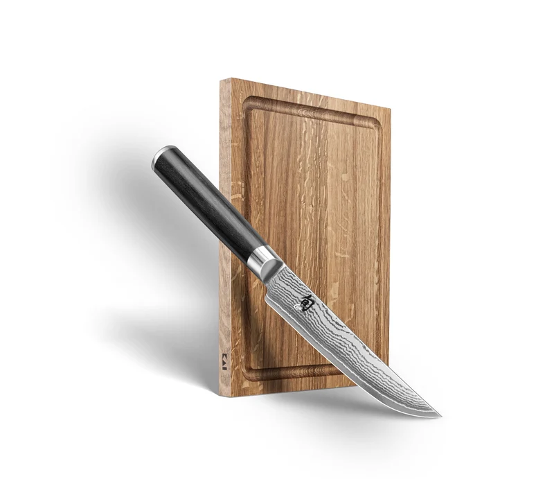 Kai Shun Classic Set, Steakmesser × Steakbrett