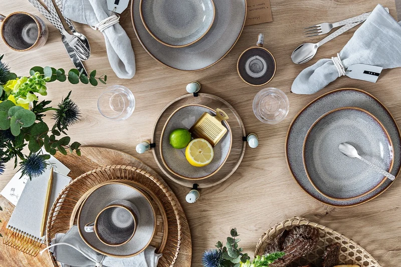 Villeroy & Boch Lave Gris Tafelset 8tlg