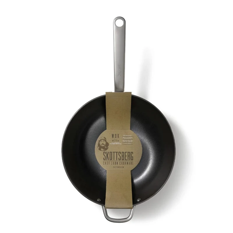 Skottsberg - Gusseisen Wok 34 cm