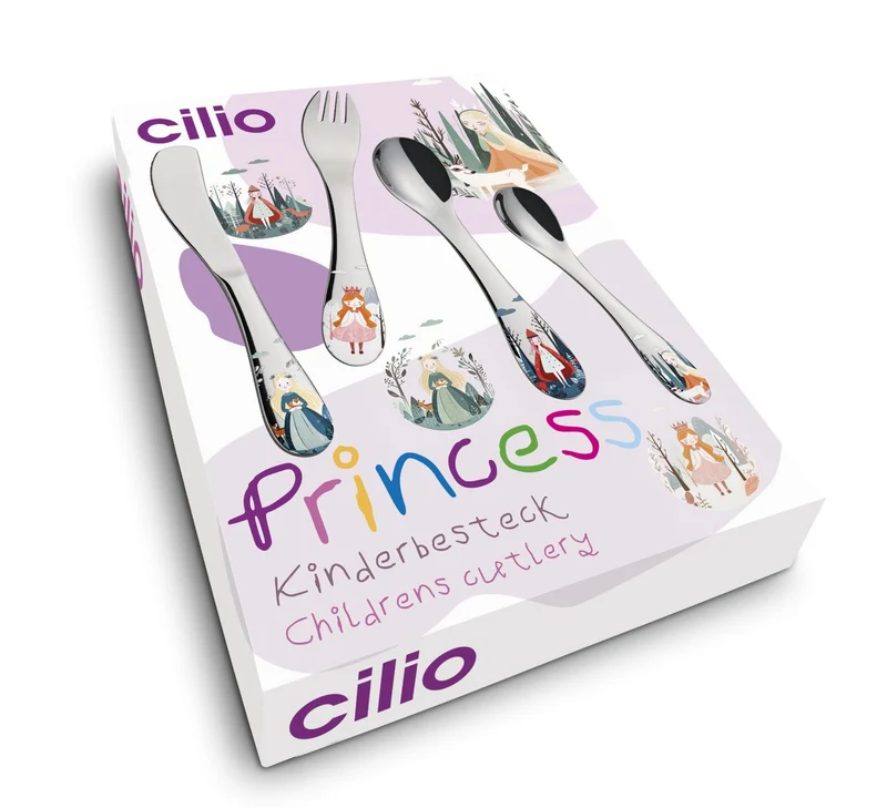 Cilio Kinderbesteck Set 4-teilig,