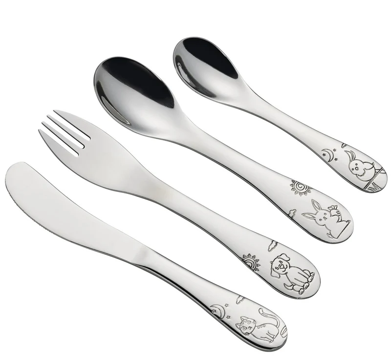 Cilio Kinderbesteck Set 4-teilig,