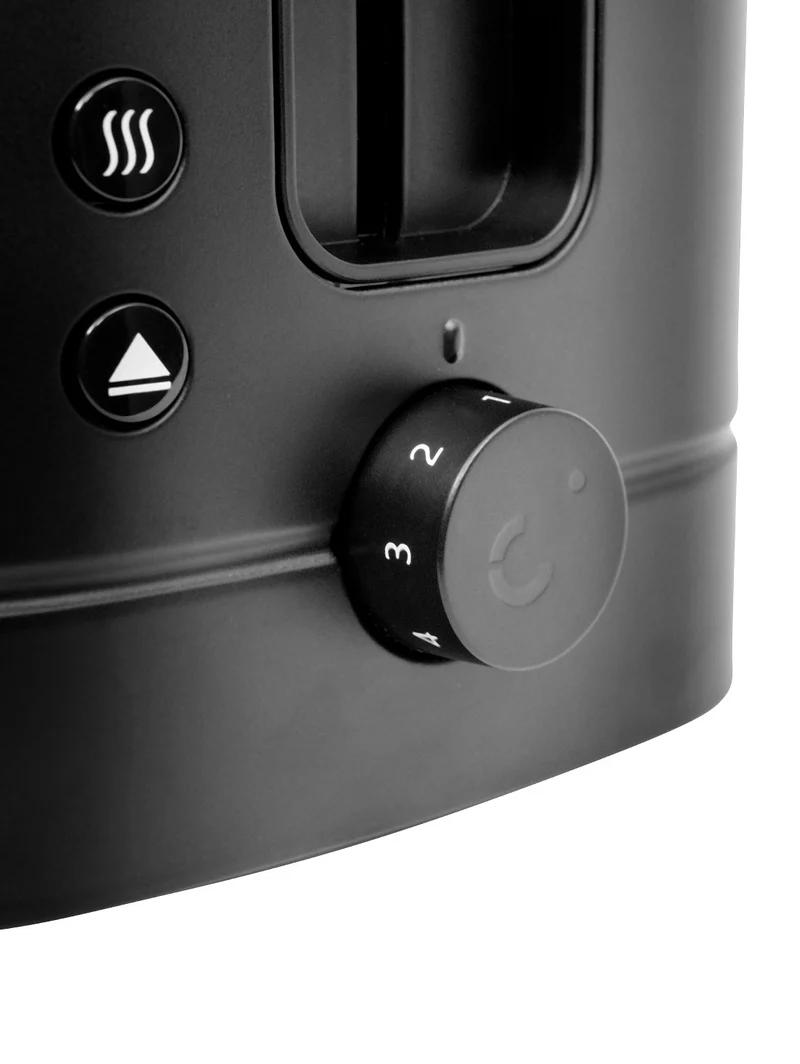 Dittert Toaster Serie ONE - 2 Scheiben Edelstahl 800W mit 7 Bräunungsstufen