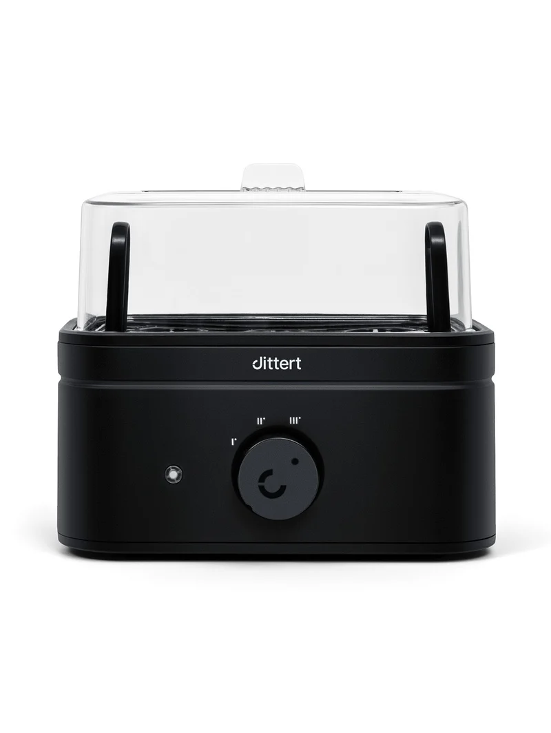 Dittert Eierkocher Serie ONE - 6 Eier 400W mit Pochier-Einsatz & Messbecher