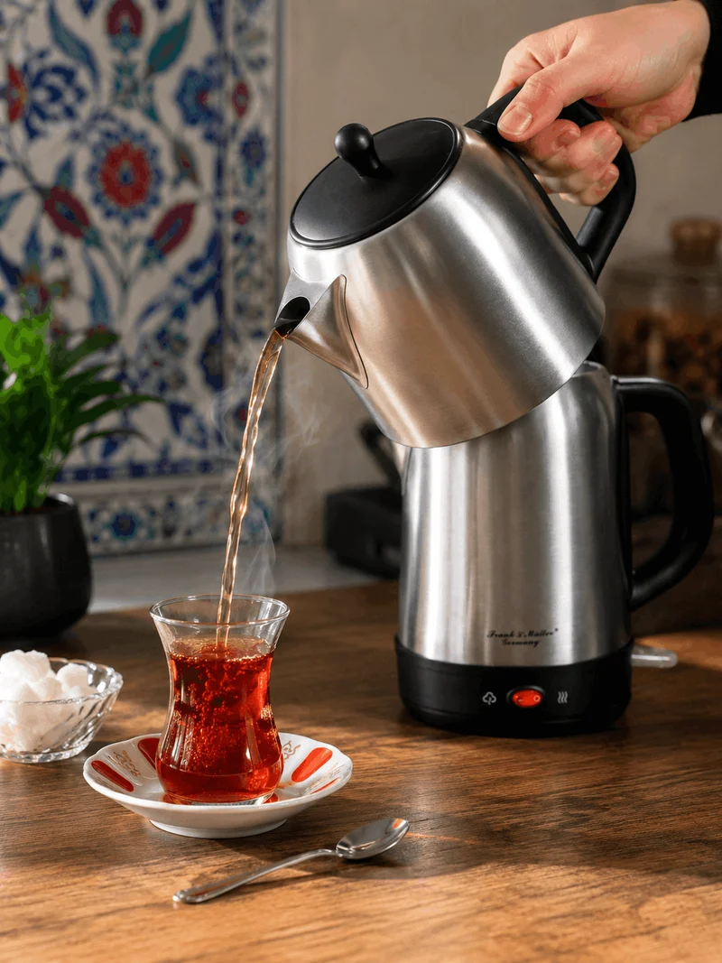2200W Elektrischer Teekocher Caymatik Samowar 2.7L Wasserkocher