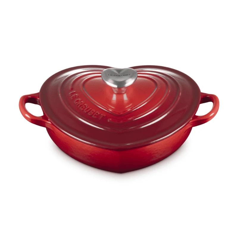 Le Creuset - Campagnard Heart - Kirschrot - 20 cm
