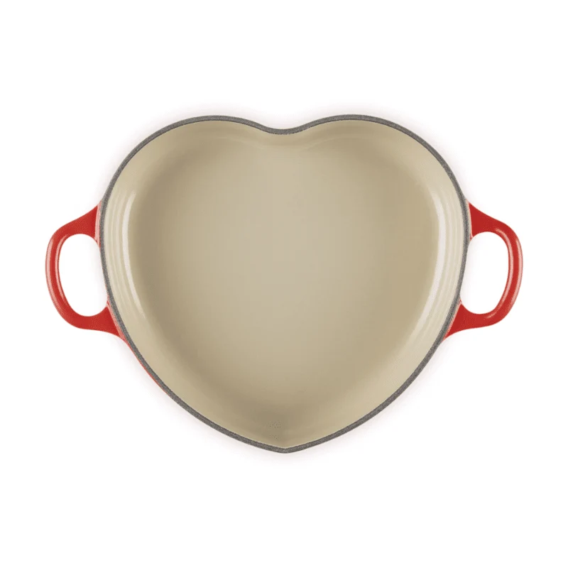 Le Creuset - Campagnard Heart - Kirschrot - 20 cm