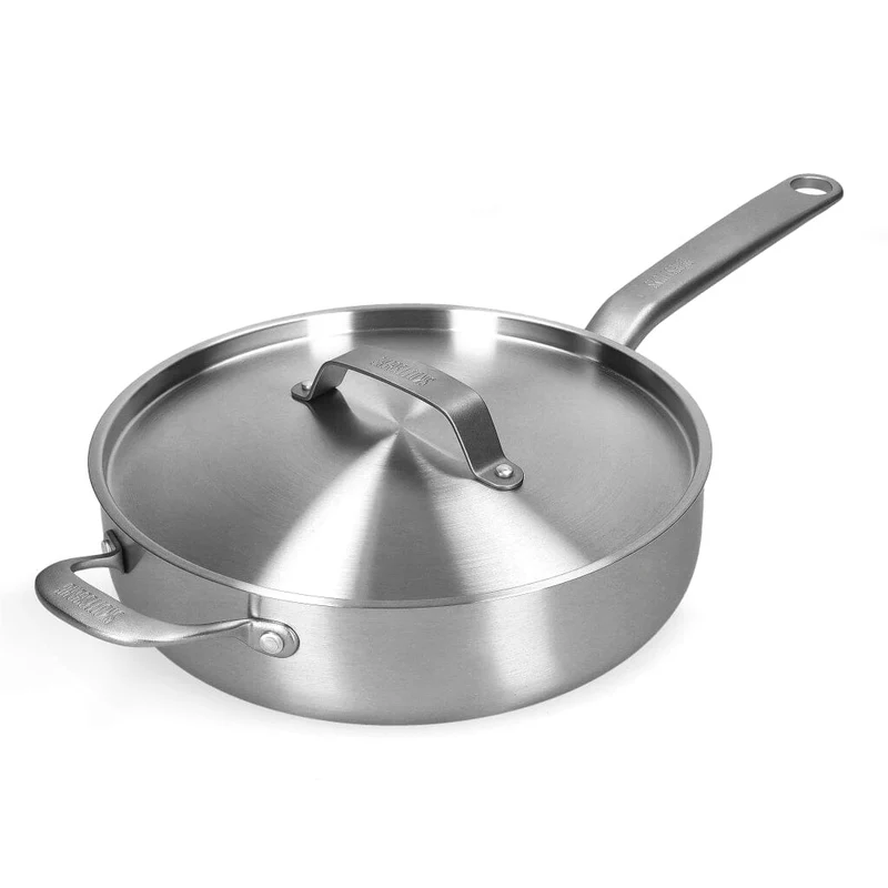 Skottsberg - Edelstahl Sauteuse 28 cm mit Deckel