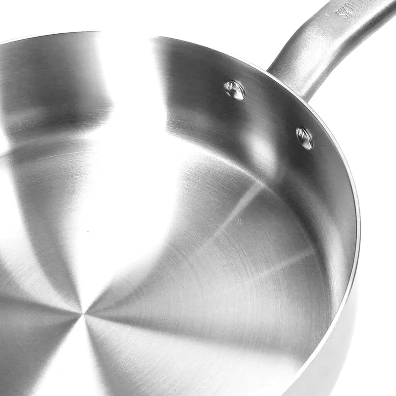 Skottsberg - Edelstahl Sauteuse 28 cm mit Deckel