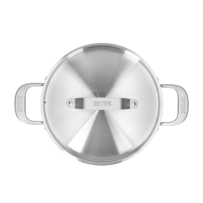 Skottsberg - Edelstahl Kochtopf 24 cm mit Deckel
