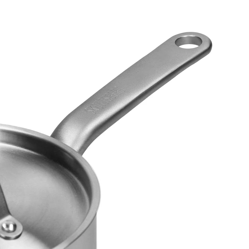 Skottsberg - Edelstahl Stieltopf 14 cm mit Deckel