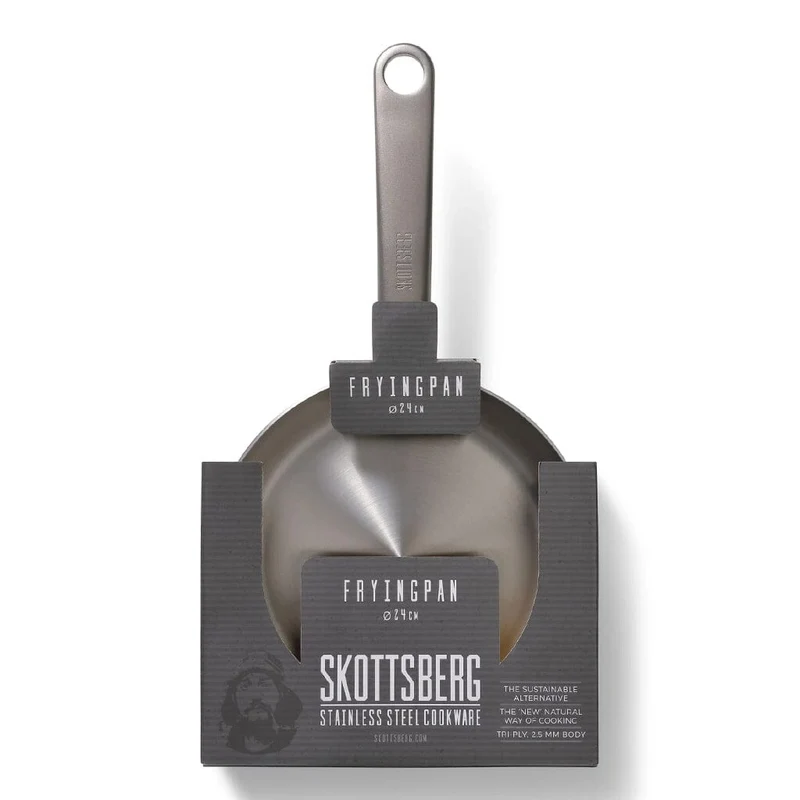 Skottsberg - Edelstahl Bratpfanne 24 cm