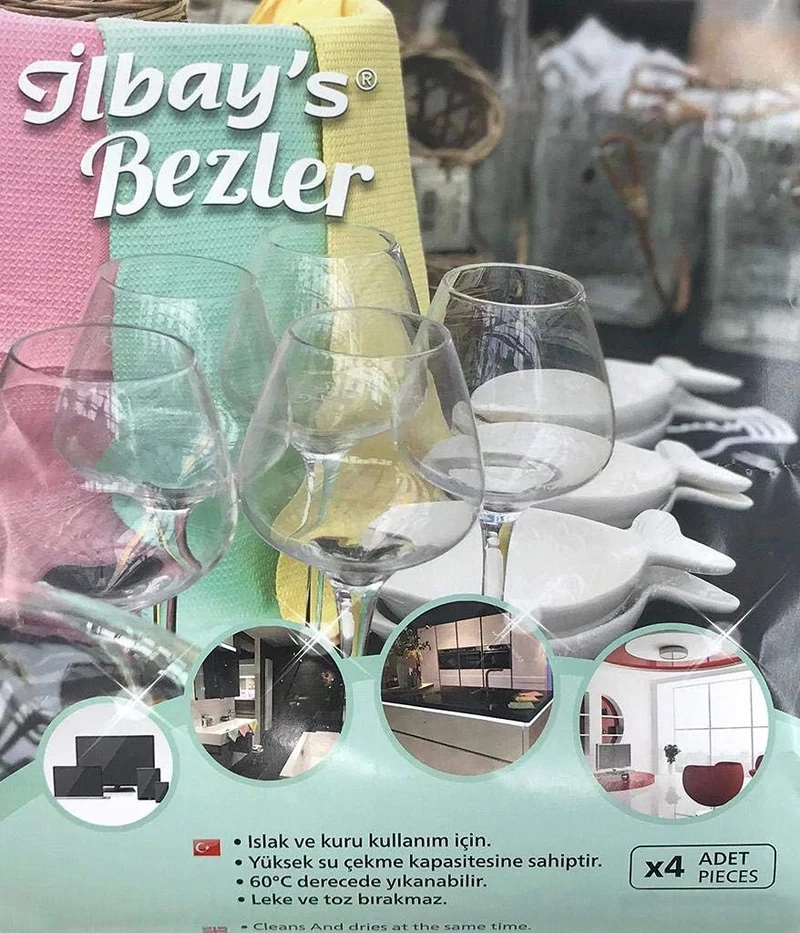 Ilbays © Mikrosfasertücher Reinigungstücher 4er Set