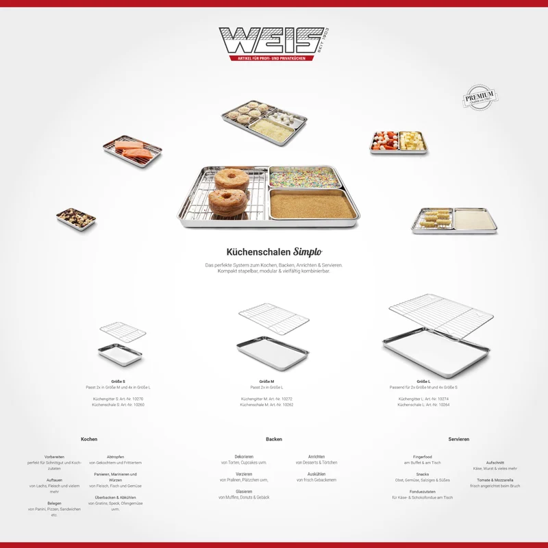 Küchenschale Simplo - Stapelbar & Modular,
