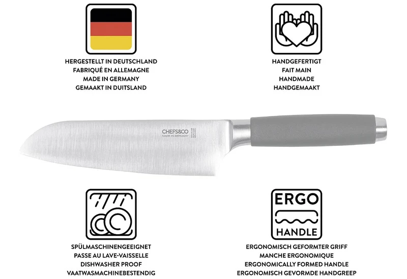 Chefs & Co Profi Line Santokumesser 18cm