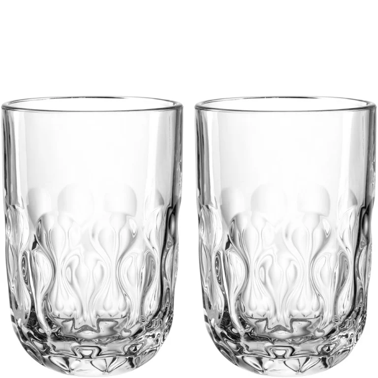 Leonardo Gocce 2er Set Latte Macchiato Becher 390ml