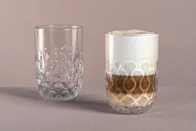 Leonardo Gocce 2er Set Latte Macchiato Becher 390ml