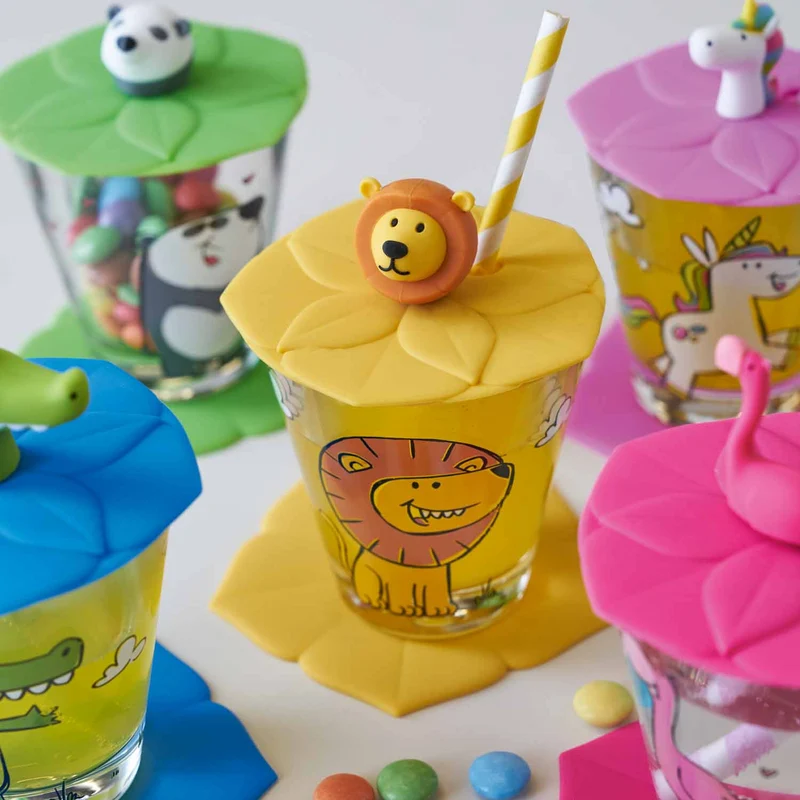 Leonardo Glasabdeckung für Kinder aus Silikon BAMBINI 9,2 cm