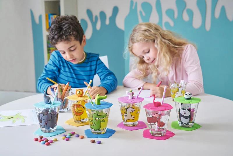 Leonardo Glasabdeckung für Kinder aus Silikon BAMBINI 9,2 cm